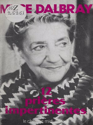 cover image of 12 prières impertinentes